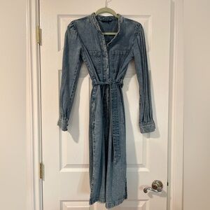 Next Petite Blue Denim Dress